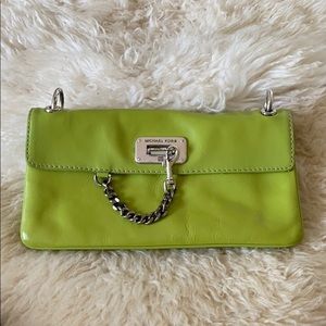MICHAEL Michael Kors lime green leather handbag